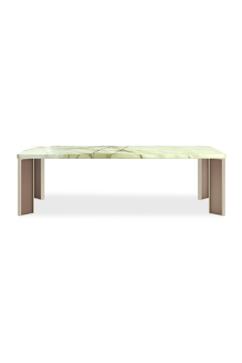 Green Onyx Dining Table | Caracole The Naturalist | Oroatrade.com