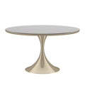Mirror Top Round Dining Table | Caracole Semper