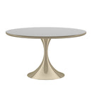 Mirror Top Round Dining Table | Caracole Semper