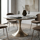 Mirror Top Round Dining Table | Caracole Semper