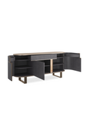 Gold Top 3-Door Sideboard | Caracole Piet | Oroatrade.com