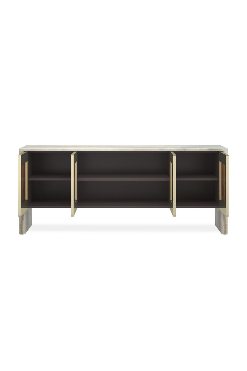 Gray Onyx 4-Door Sideboard | Caracole Sojourn | Oroatrade.com