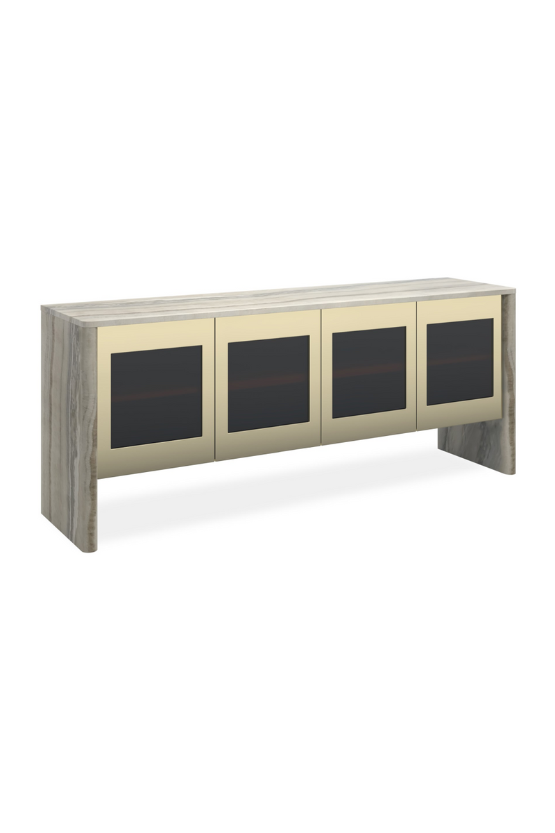 Gray Onyx 4-Door Sideboard | Caracole Sojourn | Oroatrade.com