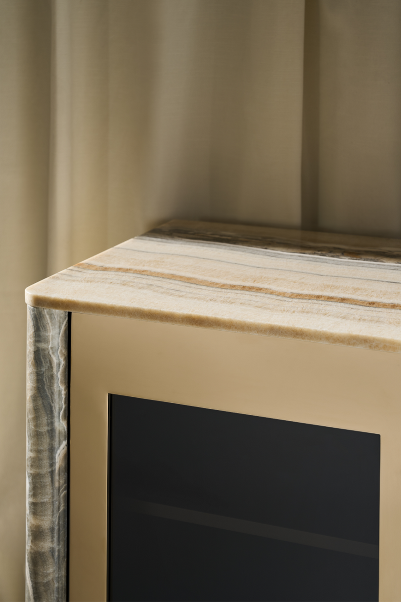 Gray Onyx 4-Door Sideboard | Caracole Sojourn | Oroatrade.com
