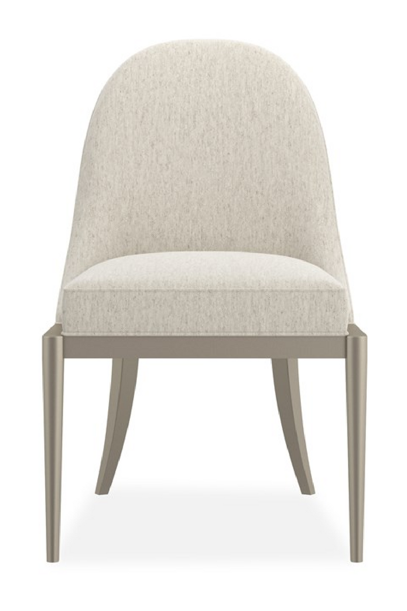 Ecru Arched-Back Side Chair | Caracole Natural Choice | Oroatrade.com