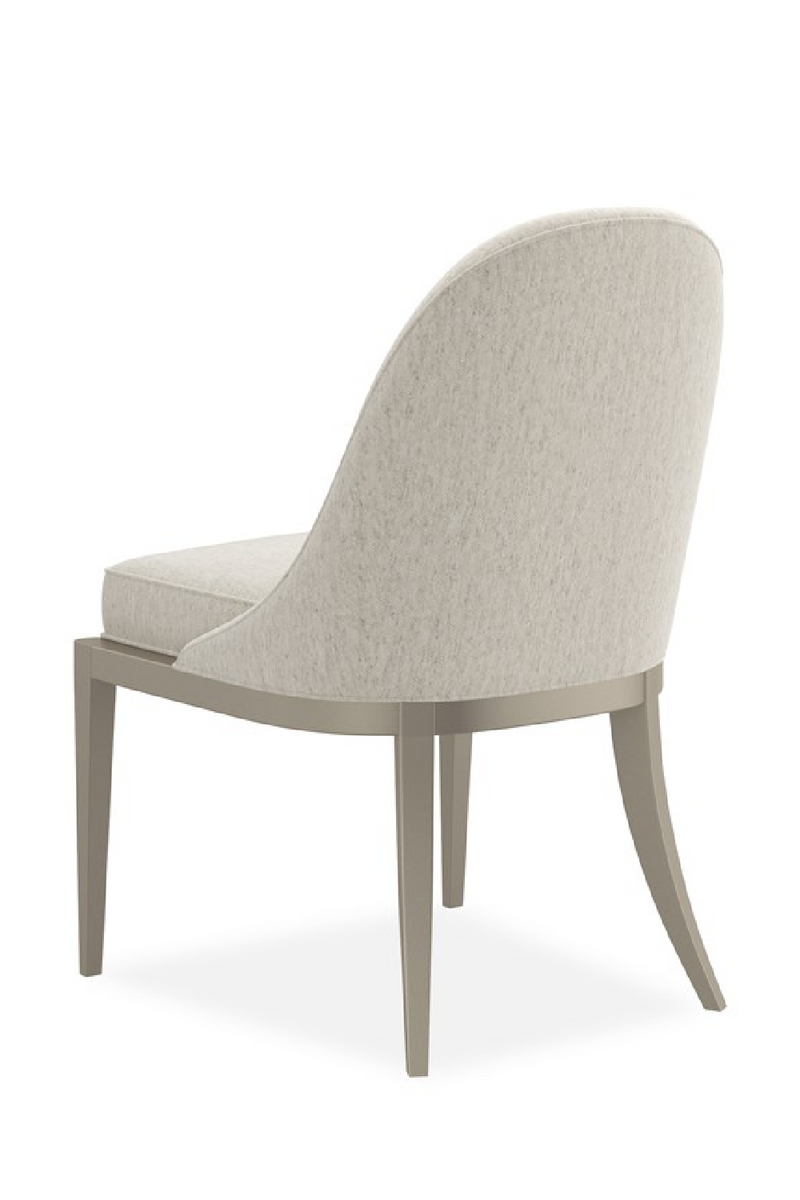 Ecru Arched-Back Side Chair | Caracole Natural Choice | Oroatrade.com