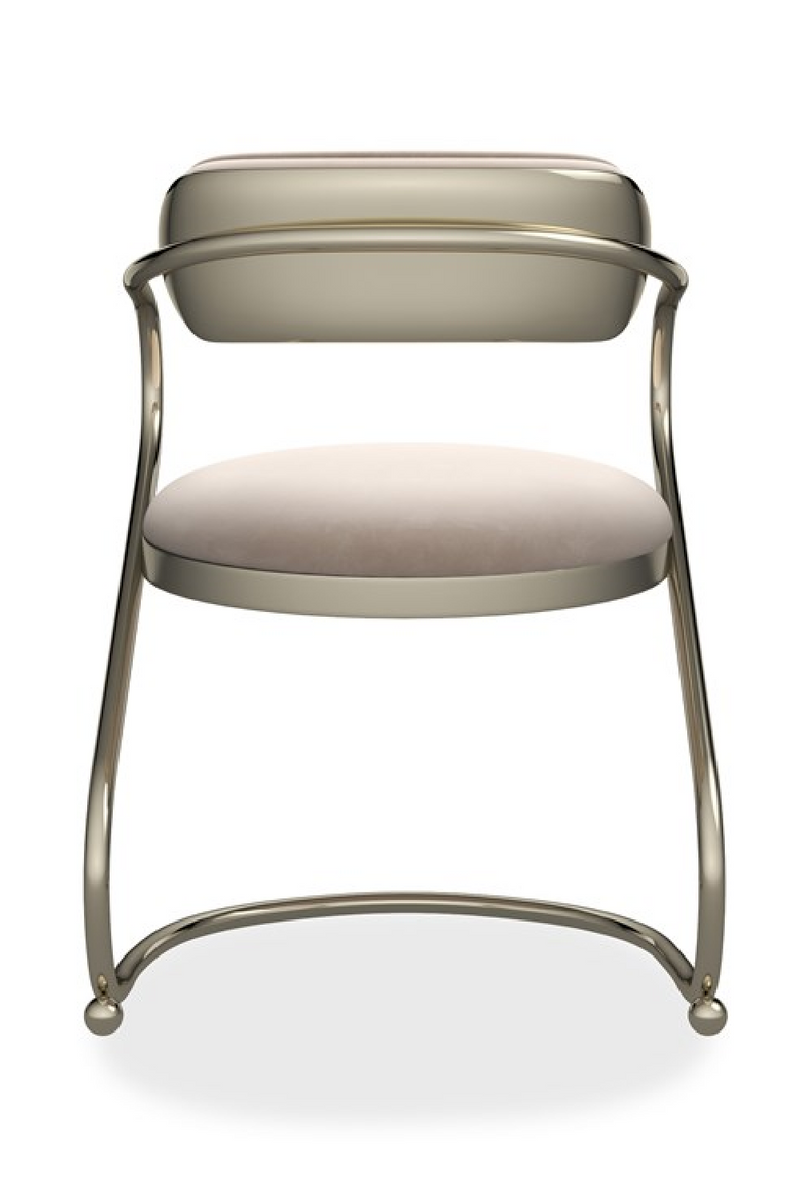 Wavy Cantilevered Dining Chair | Caracole Retrospect | Oroatrade.com