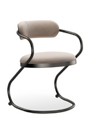 Wavy Cantilevered Dining Chair | Caracole Retrospect | Oroatrade.com