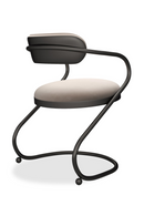 Wavy Cantilevered Dining Chair | Caracole Retrospect | Oroatrade.com