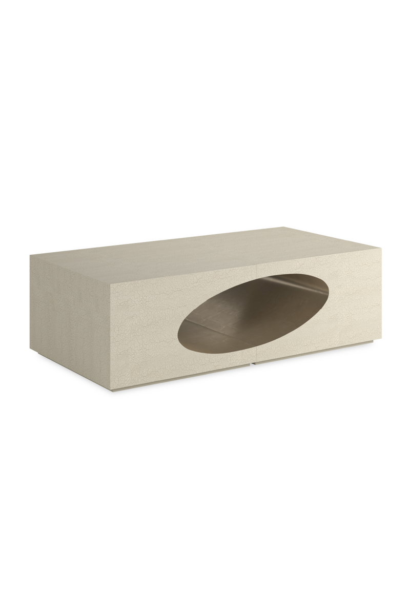 Oval Inset Coffee Table | Caracole Chasm | Oroatrade.com