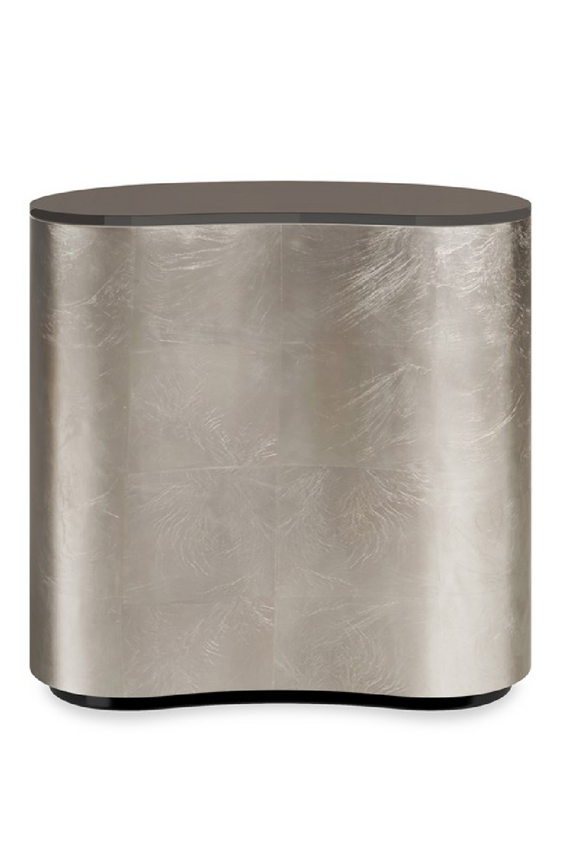 Bronze Glass Kidney Side Table | Caracole Amalie | Oroatrade.com