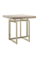 Geometrical Gold Base End Table | Caracole Wish You Were Here | Oroatrade.com