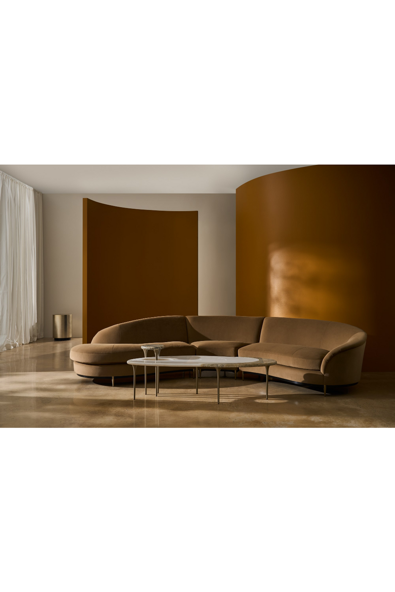 Taupe Silver End Table | Caracole Coffee Couture | Oroatrade.com