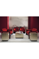 Taupe Silver End Table | Caracole Coffee Couture | Oroatrade.com