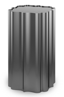 Scalloped Metallic Side Table | Caracole Good As Gold | Oroatrade.com