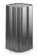 Scalloped Metallic Side Table | Caracole Good As Gold | Oroatrade.com