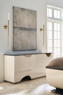 Ivory 3-Door Media Unit | Caracole Chasm | Oroatrade.com