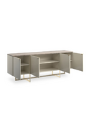 Cream 4-Door Media Unit | Caracole Wish You Were Here | Oroatrade.com