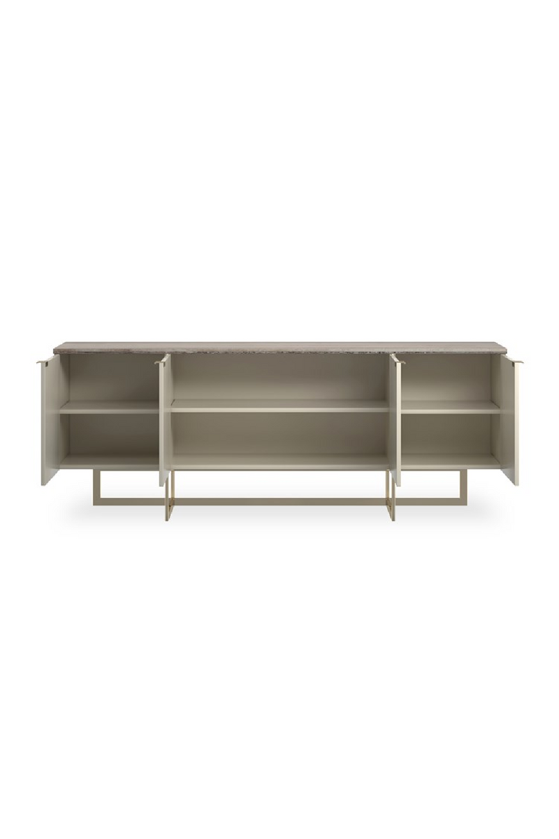 Cream 4-Door Media Unit | Caracole Wish You Were Here | Oroatrade.com