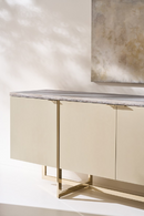 Cream 4-Door Media Unit | Caracole Wish You Were Here | Oroatrade.com