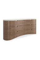 Travertine Top 6-Drawer Dresser | Caracole Fleur | Oroatrade.com