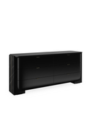 Black 6-Drawer Dresser | Caracole Overlap | Oroatrade.com