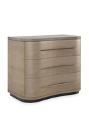 Chevron-Patterned Nightstand | Caracole Nomadic | Oroatrade.com