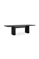 Black Rectangular Dining Table | Caracole Overlap | Oroatrade.com