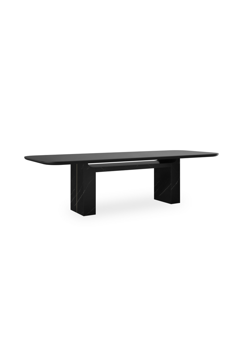 Black Rectangular Dining Table | Caracole Overlap | Oroatrade.com
