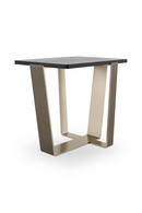 Smoked Bronze Glass Side Table | Caracole Counter Balance