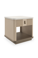 2-Drawer Oak End Table | Caracole Rhythm | Oroatrade.com