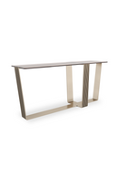 Smoked Bronze Glass Console Table | Caracole Counter Balance | Oroatrade.com