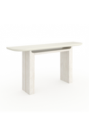 Travertine Panels Console Table | Caracole Overlap | Oroatrade.com