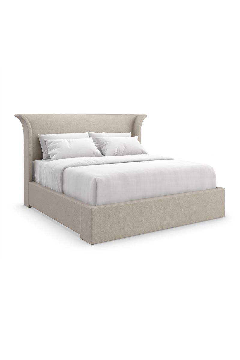 Flared Headboard Bed | Caracole Beauty Sleep | Oroatrade.com