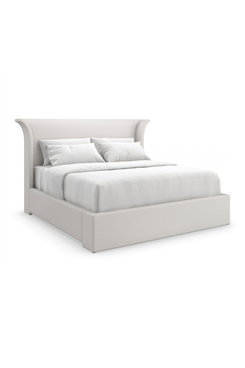 Flared Headboard Bed | Caracole Beauty Sleep | Oroatrade.com