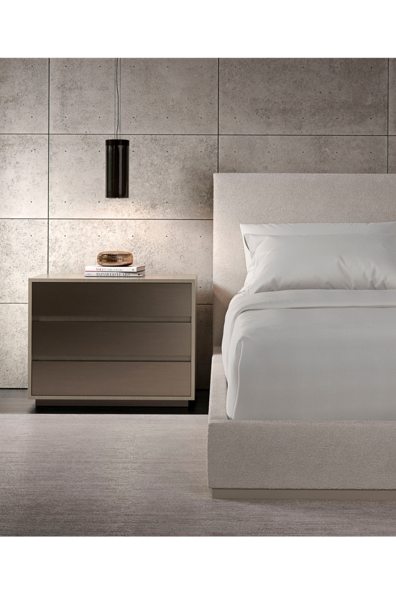 White Minimalist Queen Bed | Caracole The Boutique | Oroatrade.com