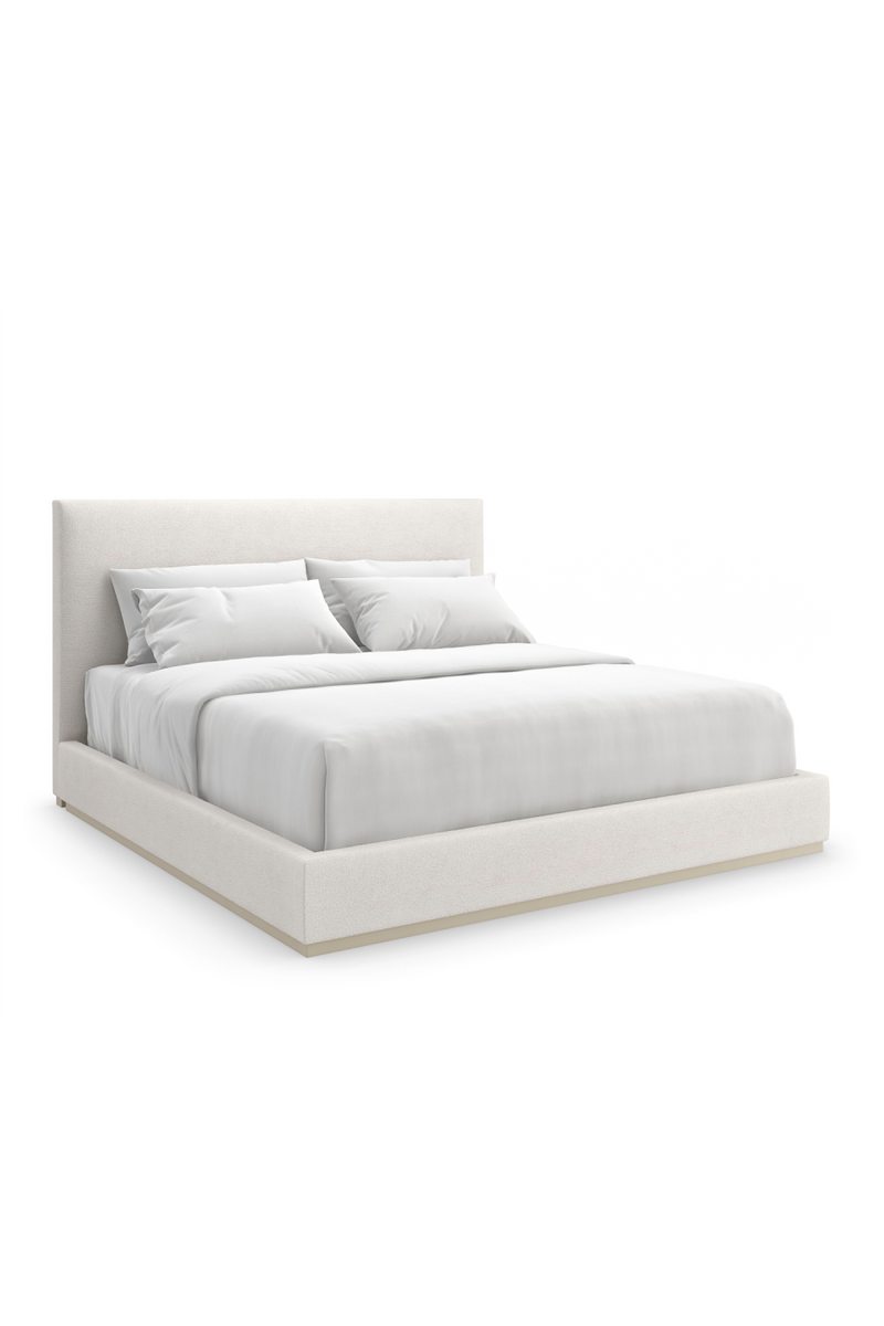 White Minimalist Queen Bed | Caracole The Boutique | Oroatrade.com