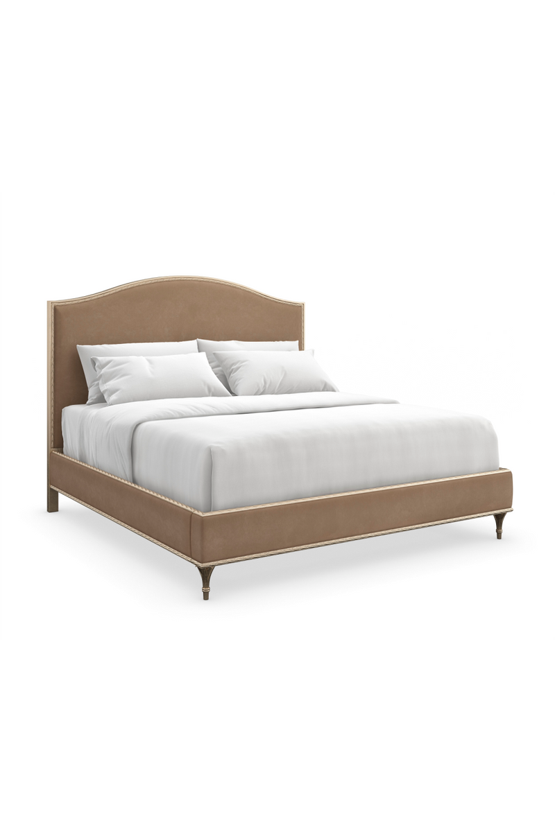 Camelback Platform Queen Bed | Caracole Fontainebleau | Oroatrade.com
