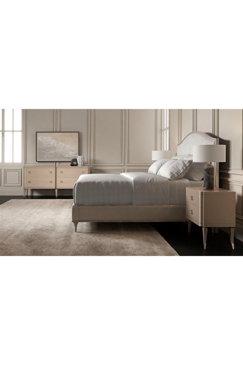 Camelback Platform Queen Bed | Caracole Fontainebleau