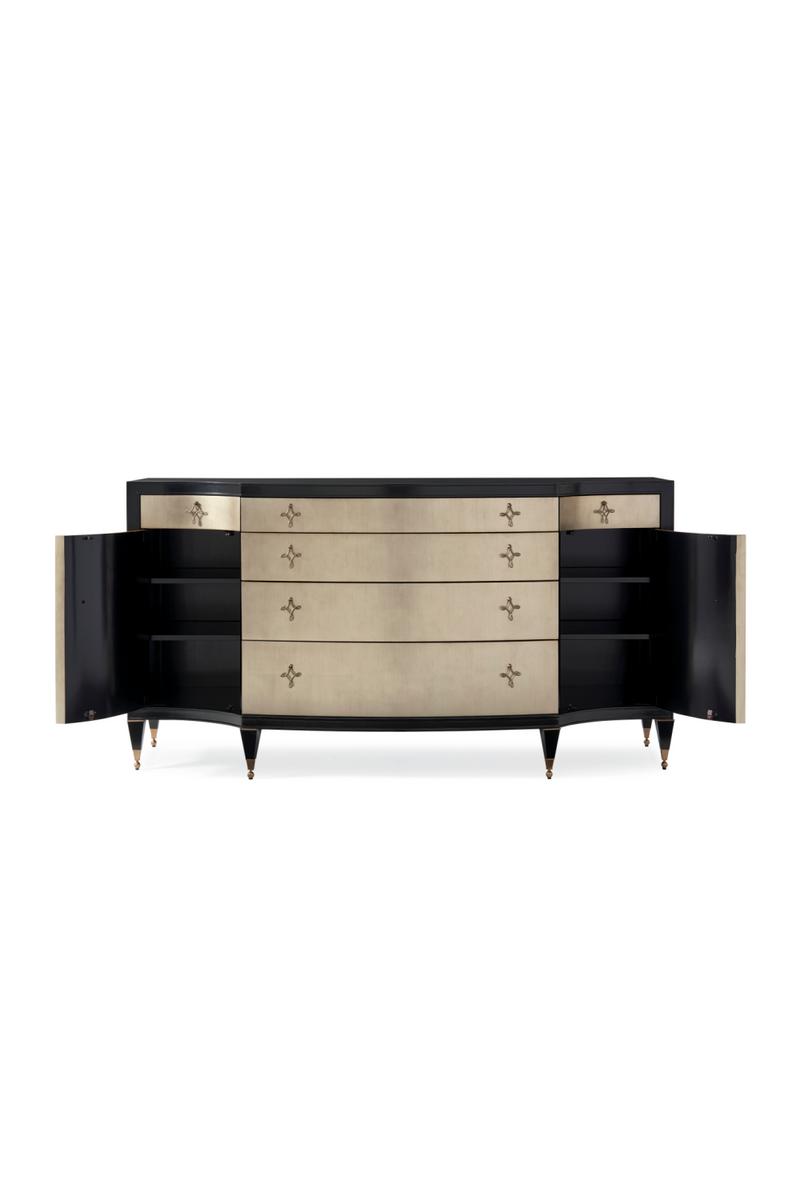 Black And Gold Dresser | Caracole Opposites Attract | Oroatrade.com