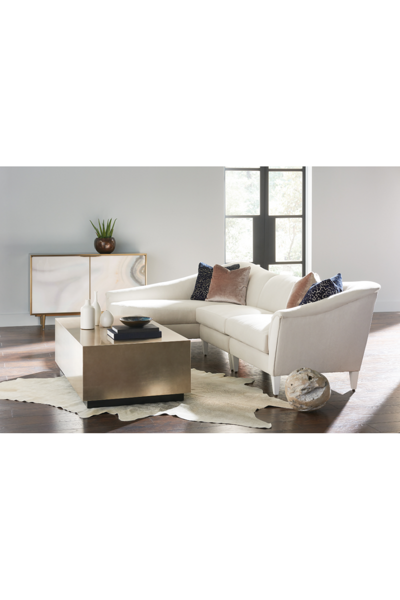 Rectangular Taupe Coffee Table | Caracole Cocktail Couture | Oroatrade.com