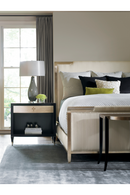 Off White Weave King Bed | Caracole Nite In Shining Armor  | Oroatrade.com