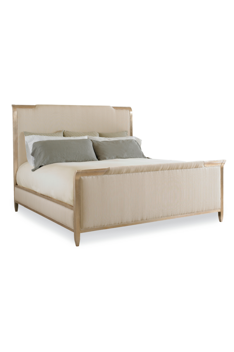 Off White Weave King Bed | Caracole Nite In Shining Armor  | Oroatrade.com