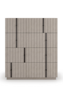 Wooden Fluted 4-Drawer Chest | Caracole Clancy | Oroatrade.com