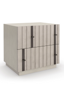 Oak Veneer Modern Nightstand | Caracole Clancy | Oroatrade.com