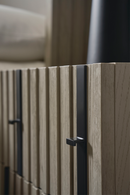 Oak Veneer Modern Nightstand | Caracole Clancy | Oroatrade.com