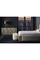 Taupe Linen Bed | Caracole Azure | Oroatrade.com