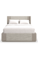 Taupe Linen Bed | Caracole Azure | Oroatrade.com