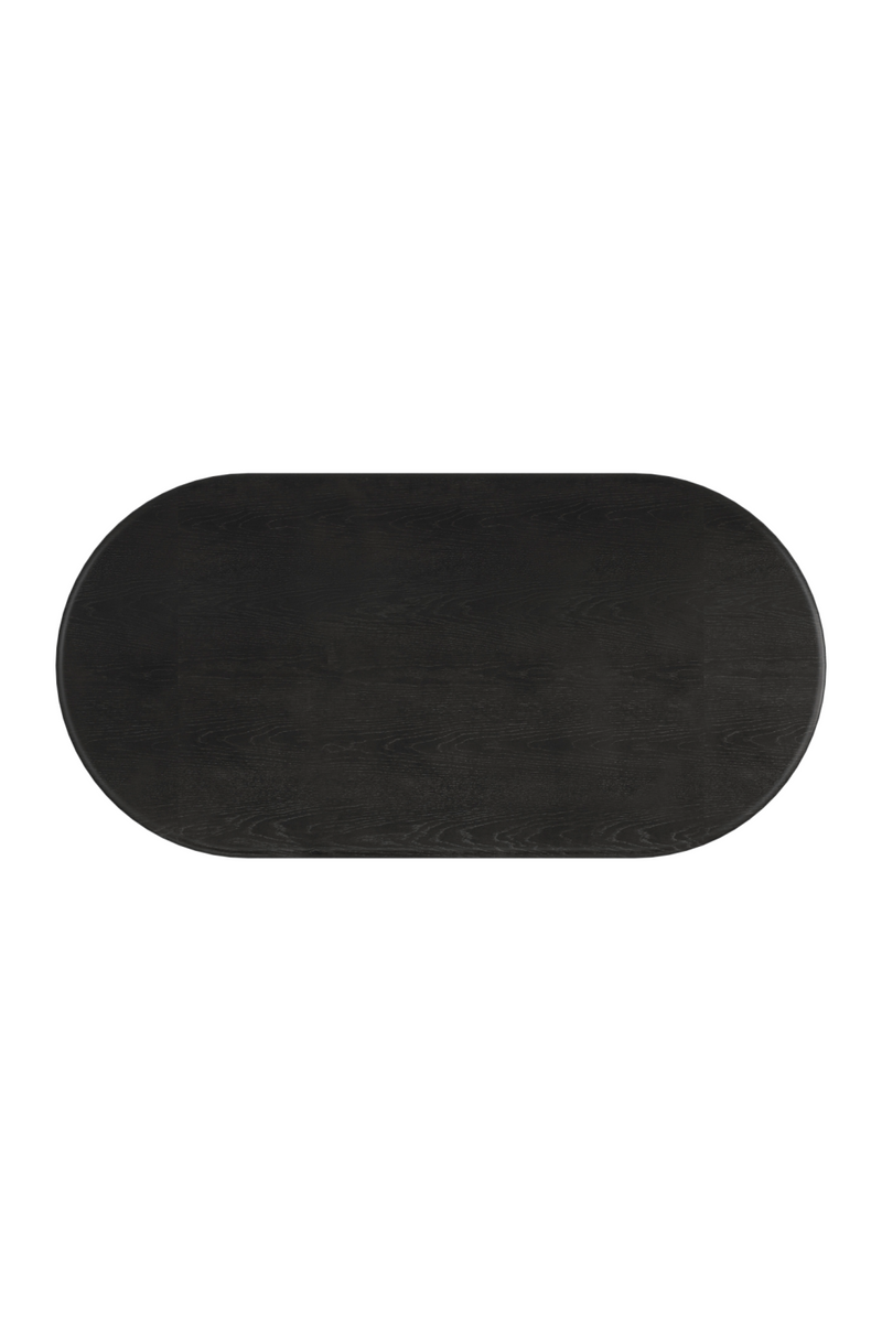 Oval Black Dining Table | Caracole Monty | Oroatrade.com
