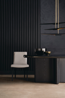 Oval Black Dining Table | Caracole Monty | Oroatrade.com